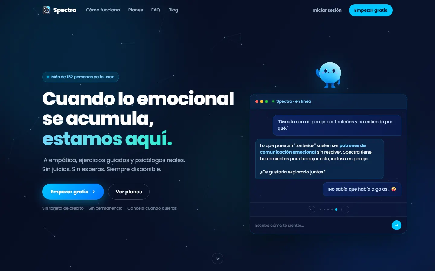 Vista del proyecto Spectra