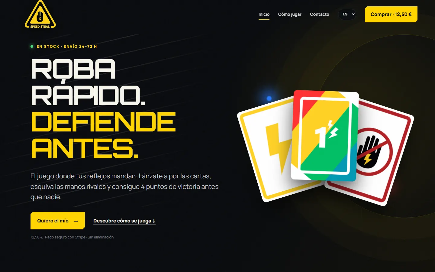 Vista del proyecto Speed Steal